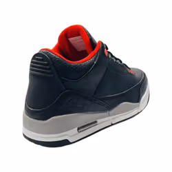 Men's Air Cushioned Sports Lace Up Trainers - UK 6 / EU 40 / US 7, Black / Red