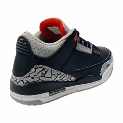 Men's Air Cushioned Sports Lace Up Trainers - UK 10 / EU 44 / US 11, Black / Grey