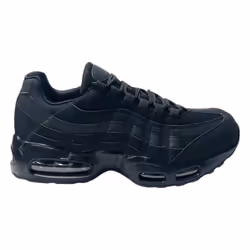 Men's Air Cushioned Sports Lace Up Trainers - UK 6 / EU 40 / US 7, Black
