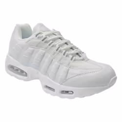 Men's Air Cushioned Sports Lace Up Trainers - UK 11 / EU 45 / US 12, White