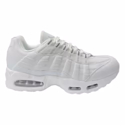 Men's Air Cushioned Sports Lace Up Trainers - UK 11 / EU 45 / US 12, White