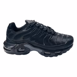 Men's Sports Air Cushioned Lace Up Trainers - UK 9 / EU 43 / US 10, Black
