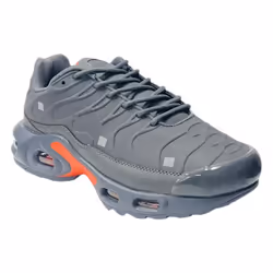 Men's Sports Air Cushioned Lace Up Trainers - UK 11 / EU 45 / US 12, Grey