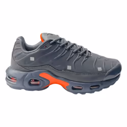 Men's Sports Air Cushioned Lace Up Trainers - UK 11 / EU 45 / US 12, Grey