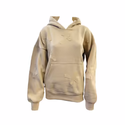 Women's Cross Detail Embroidered Hooded Tracksuit - S, Beige