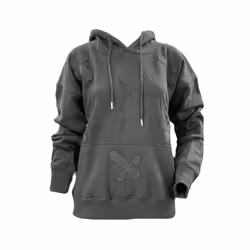 Women's Cross Detail Embroidered Hooded Tracksuit - XS, Dark Grey