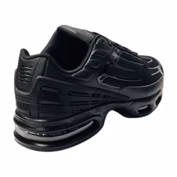 Men's Lace Up Sports Air Cushioned Trainers - UK 6 / EU 40, Black