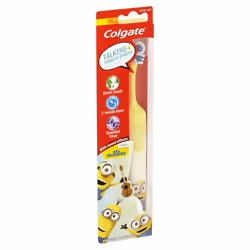 Colgate Minions Talking Extra Soft Battery Toothbrush (Colour May Vary)