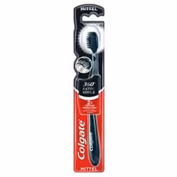Colgate CN07304A, Toothbrush, Adult, Black, Orange, Medium, 1 pc(s), Blister
