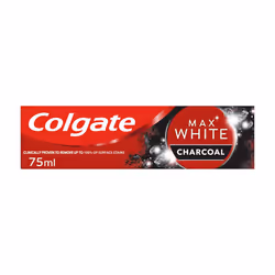 Max White Charcoal Toothpaste 75ml, Teeth Whitening Toothpaste, Clinically Proven Formula, Removes Up to 100% of Surface Stai ...