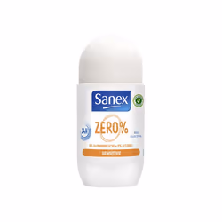 Sanex Zero% Sensitive, Women, Deodorant, Roll deodorant, Box, 50 ml, 24 h
