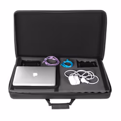 UDG GEAR U8305BL audio equipment case DJ controller Hard case Ethylene-vinyl acetate (EVA) foam, Fleece Black
