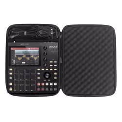 UDG GEAR U8485BL, Hard case, DJ controller, Ethylene-vinyl acetate (EVA) foam, Fleece, Black, AKAI, Monochromatic