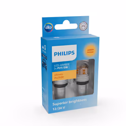 Philips Ultinon Pro7000 SI 11499AU70X2 Superior brightness, a safer drive, 12 / 24 V, P21/5W, LED, 2 pc(s)