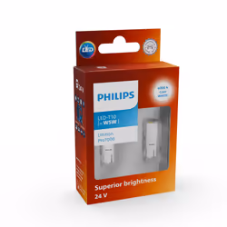 Philips Ultinon Pro7000 24961CU70X2 Truck signalling bulb, 24 V, W5W, LED, 6000 K, 2 pc(s)