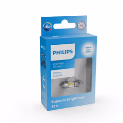 Philips Ultinon Pro7000 SI 11860CU70X1 Superior brightness, a safer drive, 12 V, Festoon, LED, 6000 K, 1 pc(s)