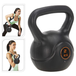 XQ Max Plastic 2KG Kettlebell Kettle Weight Lifting Home Gym Fitness Workout New