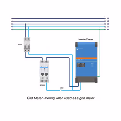 Victron Energy, Energy Meter ET112, Single Phase Max 100 Amp