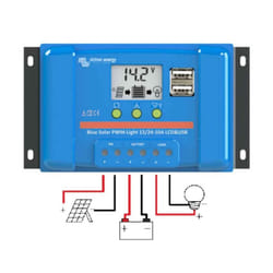 Victron Bluesolar PWM Charge Controller 12/24v 10A LCD With USB