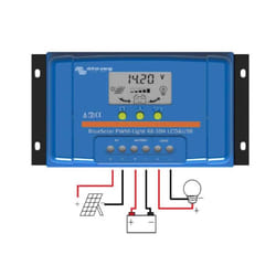 Victron Bluesolar PWM Charge Controller 12/24v 30A LCD Screen & USB Ports