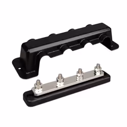 Victron Energy 150A, 250A & 600A Busbar for High Current & Removable Cover - Busbar 250A 4P