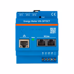 VICTRON VM-3P75CT energy meter (Ethernet and VE.Can for 3phase, supplied CTs, max. 80A per phase)