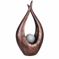 Luxform SOLAR 1X EMBRACE, Light decoration figure, Copper, Polystone, IP44, 1 bulb(s), LED