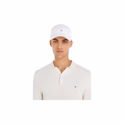 Tommy Hilfiger Mens Classic Baseball Cap Hat in White