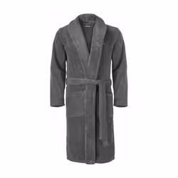 Tommy Hilfiger Icon Terry Robe Dressing Gown - Size L, Grey
