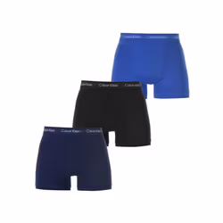 Calvin Klein 3 Pack Mens Boxer Trunks Cotton Stretch Underwear - M