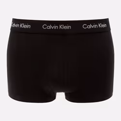 Calvin Klein 3 Pack Cotton Stretch âLow Rise Trunks ( Blue / Navy / Black ) - S
