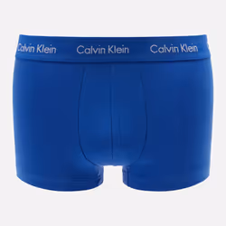Calvin Klein 3 Pack Cotton Stretch âLow Rise Trunks ( Blue / Navy / Black ) - S