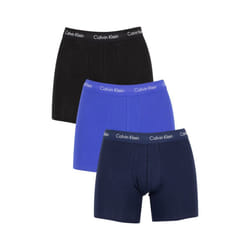CALVIN KLEIN Men's Boxer Brief Trunks Stretch Cotton 3 Pack CK Underwear - S