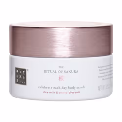 Rituals SAKURA, Body scrub, Women, Universal skin, Softening, Jar, Sucrose, Ethylhexyl Stearate, Isopropyl Myristate, Cartham ...
