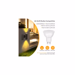 Aigostar Outdoor Wall Lights Mains Powered, IP65 Up Down Outside Lights Exterior Wall Sconce, Aluminum Indoor Wall Lights Max 35W GU10 Wall Light for