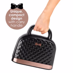 Sandwich Toaster Toastie Maker Machine Style Rose Gold/Black 750W