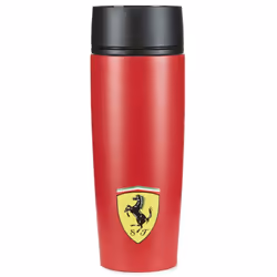 MUG Thermal Scuderia Ferrari Scudetto NEW! Formula One 1 F1 Red Shield Steel