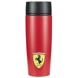 MUG Thermal Scuderia Ferrari Scudetto NEW! Formula One 1 F1 Red Shield Steel