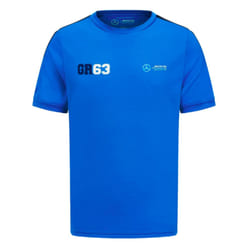 2023 Mercedes George Russell Sports Tee (Blue) - S