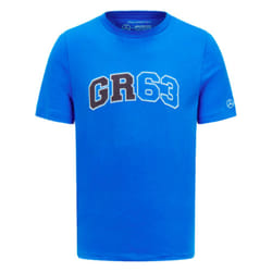 2023 Mercedes George Russell Logo Tee (Blue) - L