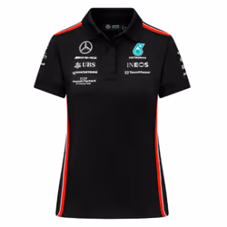 2023 Mercedes-AMG Team Polo Shirt (Black) - Ladies - XXL