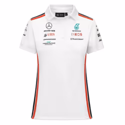 2023 Mercedes-AMG Team Polo Shirt (White) - Ladies - XL