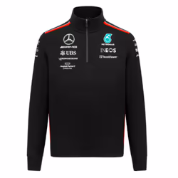 2023 Mercedes Team Half Zip Sweat (Black) - XXL