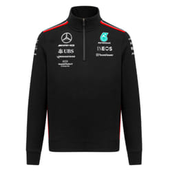 2023 Mercedes Team Half Zip Sweat (Black) - XXL