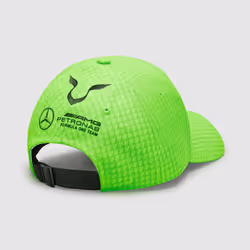 2023 Mercedes AMG F1 Lewis Hamilton Driver Cap Neon Green