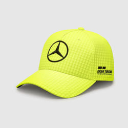 2023 Mercedes-AMG F1 Lewis Hamilton Driver Cap Neon Yellow