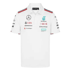 2024 Mercedes-AMG Team Polo Shirt (White) - L