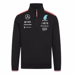 2024 Mercedes-AMG Team 1/4 Zip Sweater (Black) - XL
