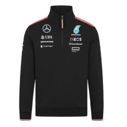 2024 Mercedes-AMG Team 1/4 Zip Sweater (Black) - XL
