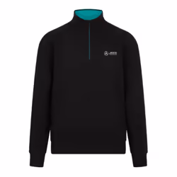 2024 Mercedes Team 1/4 Zip Sweatshirt (Black) - L